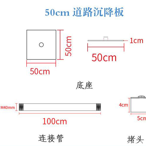 四平沉降板规格型号如何选择？